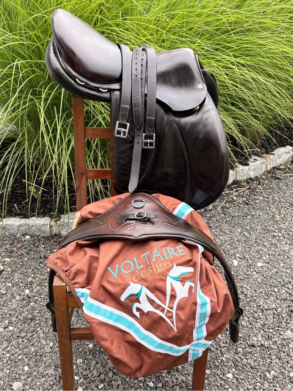 17.5 Voltiare Palm Beach Saddle 2018 close contact/ hunters/ jumpers